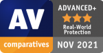Bittdefender_award_AV_Comparatives_nov2021